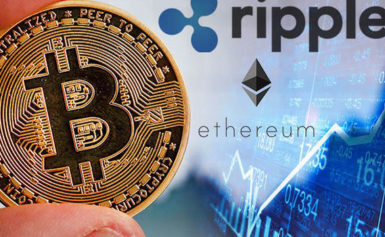 Sobbalzo del 5% nel giro di pochi minuti su Ethereum e Ripple