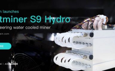 Bitmain lancia Antminer S9 Hydro, un minatore raffreddato ad acqua all’avanguardia